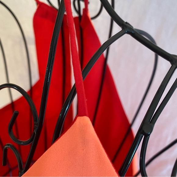 NWOT Express S/P reversible swing tank top. Orange/Red. - Picture 2 of 9